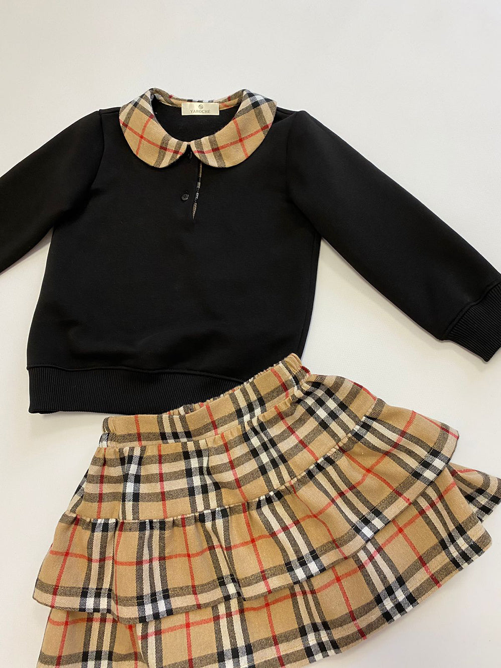 Fleece Sweatshirt And Skirt Set