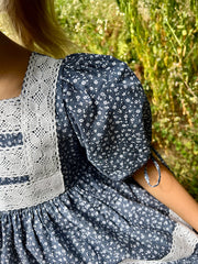 Cotton Dress With Delicate Lace