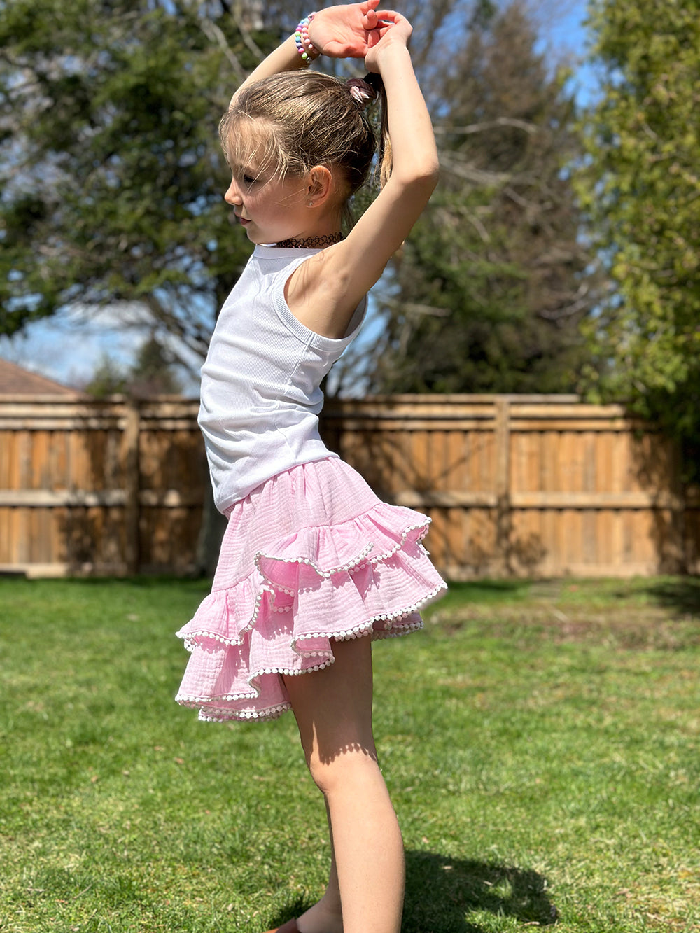 Ruffled Skirt